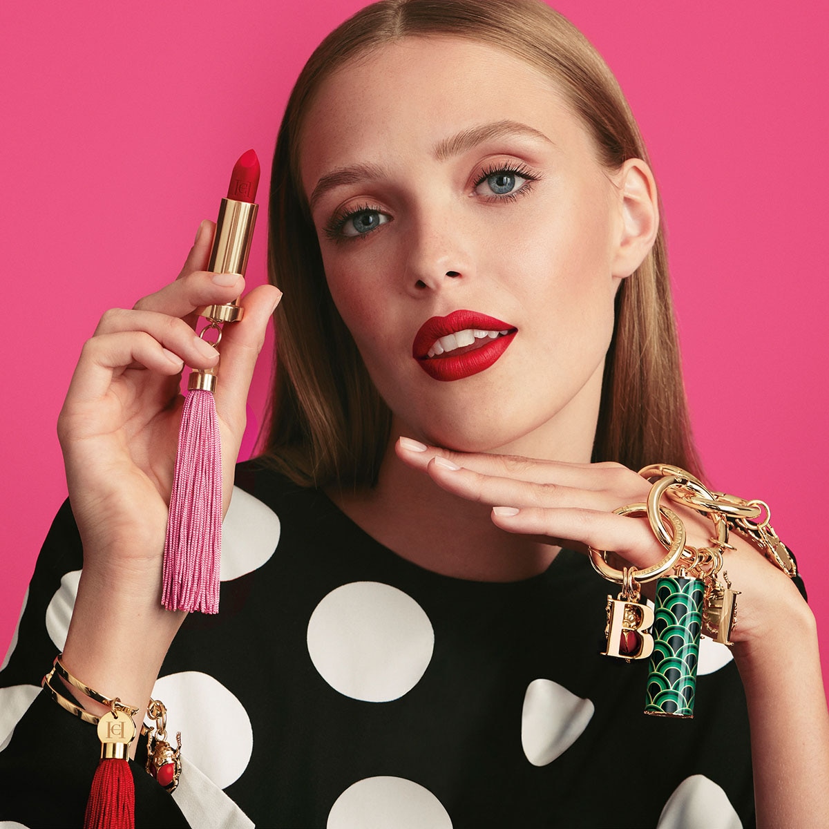 BORLA CON IMÁN (ACCESORIO PARA LIPSTICK)